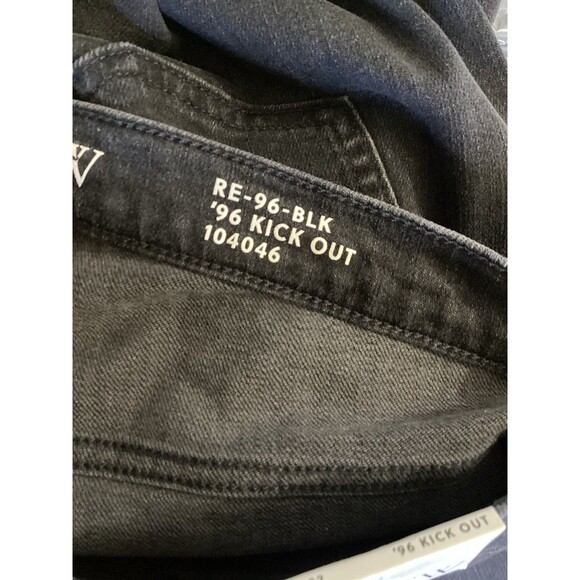 J. Crew NWT Flawed ‘96 High Rise Cropped Kick out Jeans Straight Leg Black 32 - Picture 6 of 7